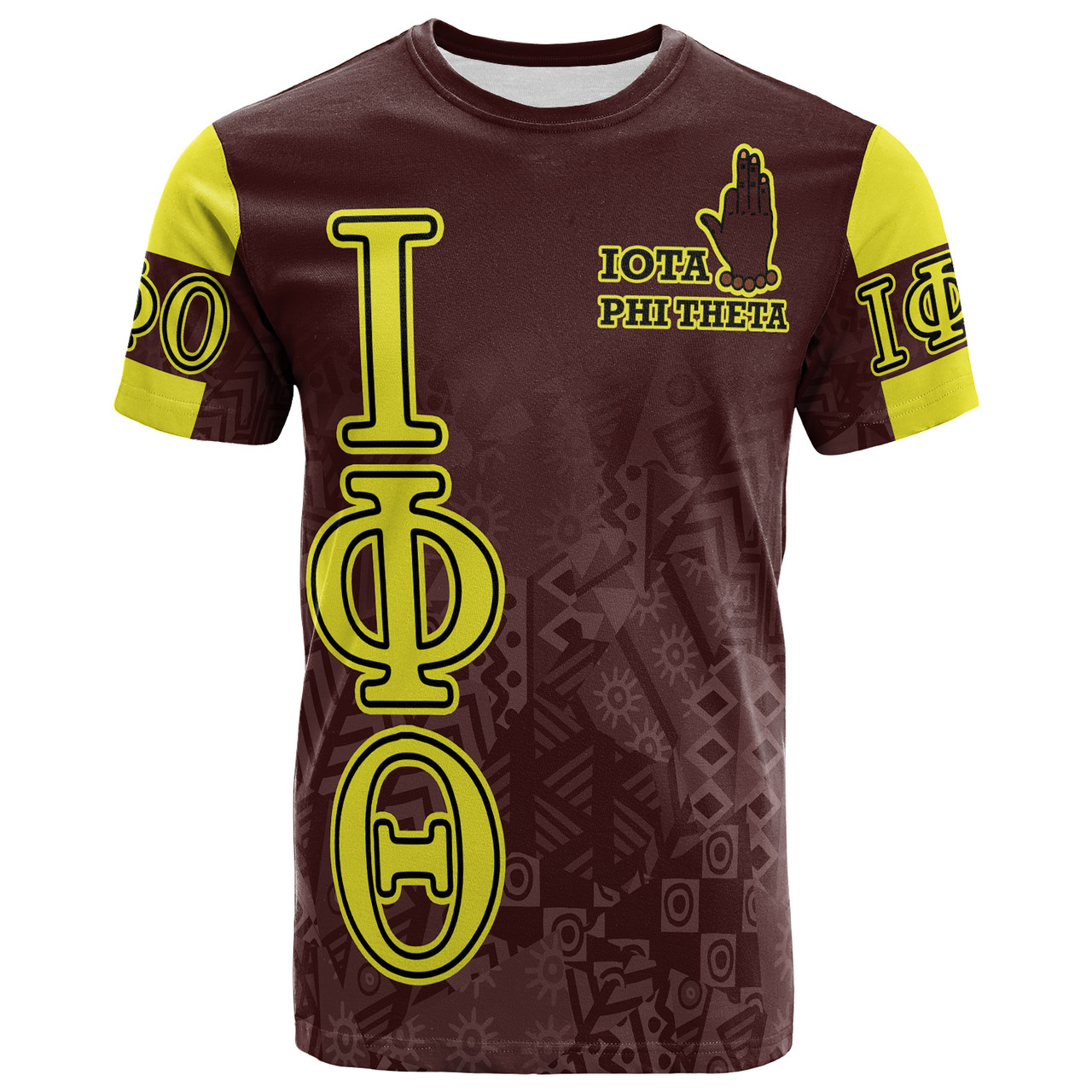 Iota Phi Theta T-Shirt - Fraternity Custom Black Roots T-Shirt