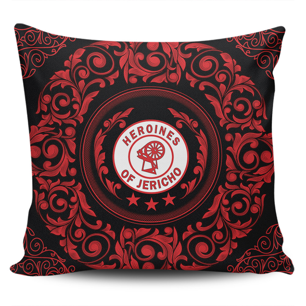 Heroines of Jericho Pillow Cases Royal Floral Frame