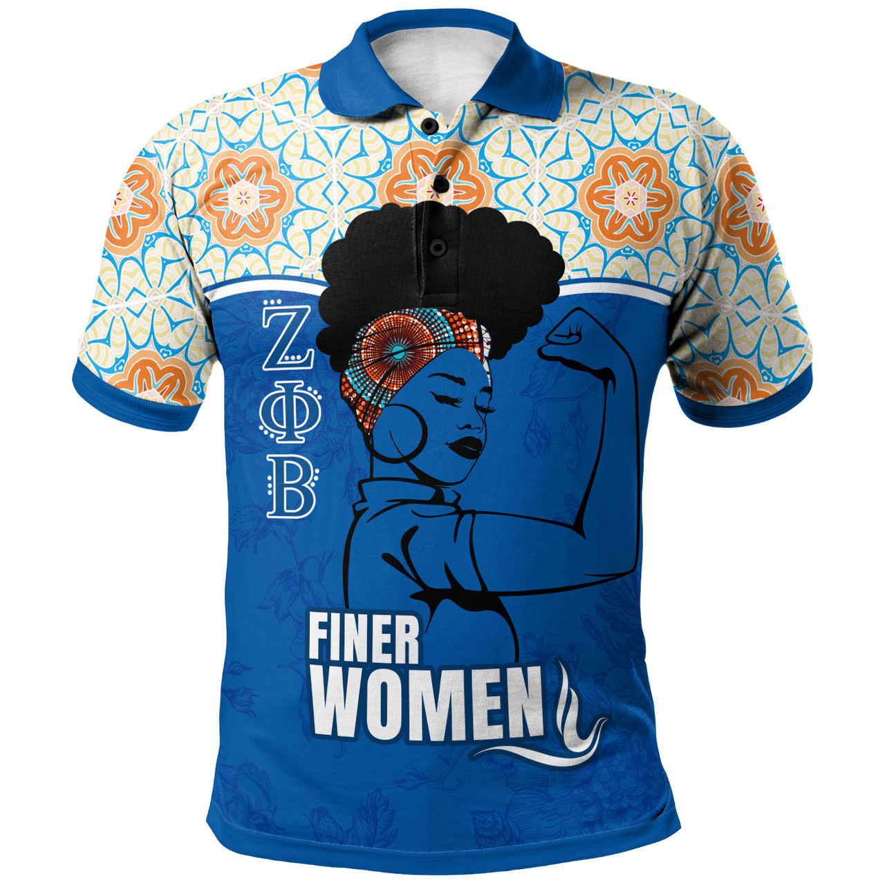 Zeta Phi Beta Polo Shirt - Custom Sorority Finer Women Polo Shirt
