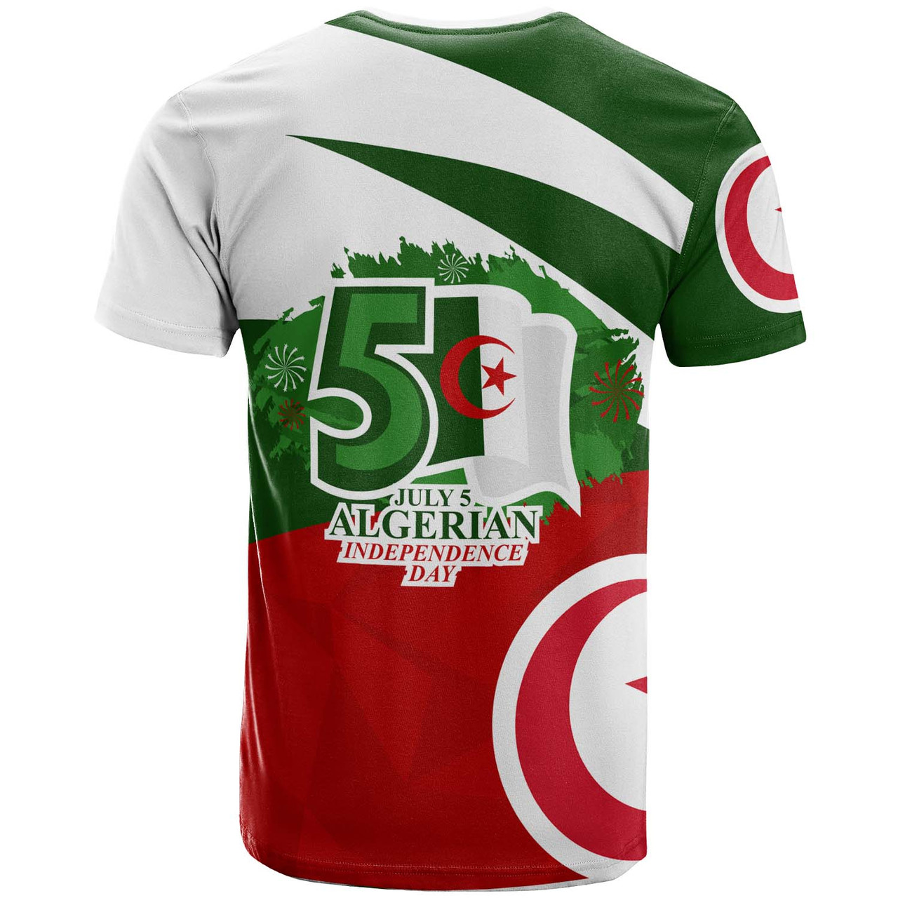 Algeria T-shirt - Algerian Independence Day with Fennec Fox T-shirt