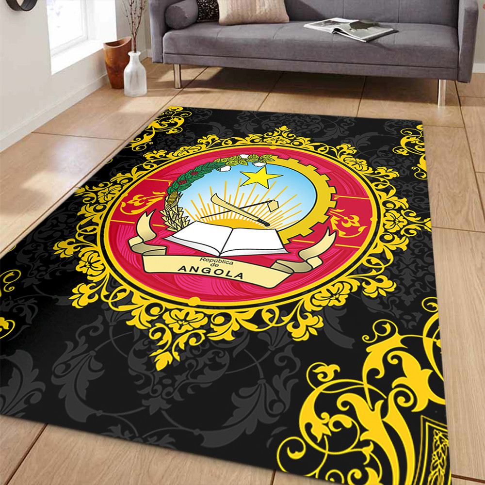 Real Aangola Rug Angola Area Rug Floral Frame