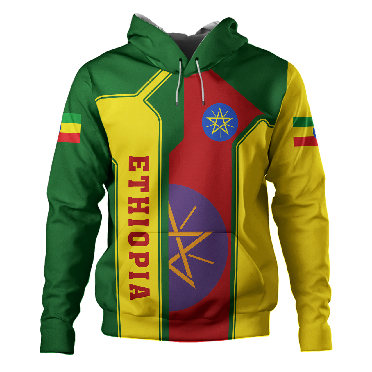 Ethiopia Hoodie Rising Style