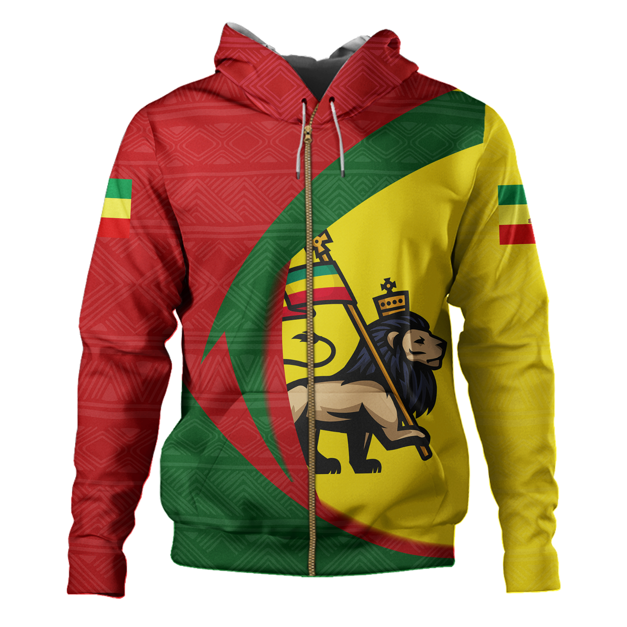 Lion Of Judah Ethiopian Empire Hoodie - Fifth Style