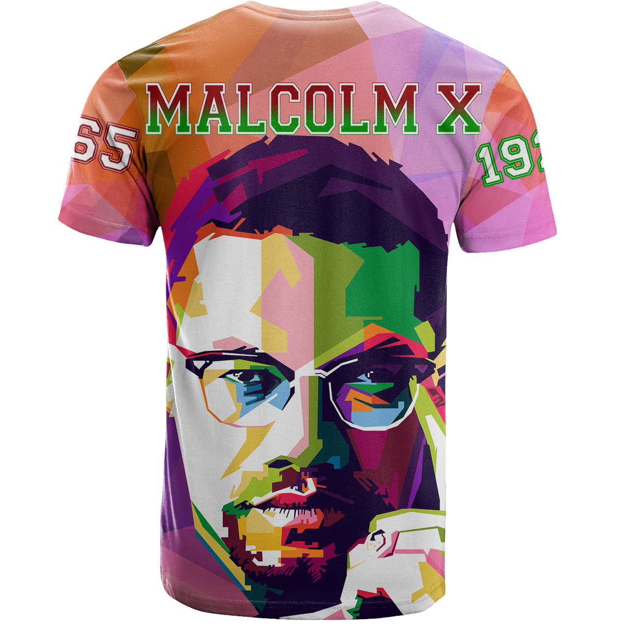 African T-Shirt American Malcolm X