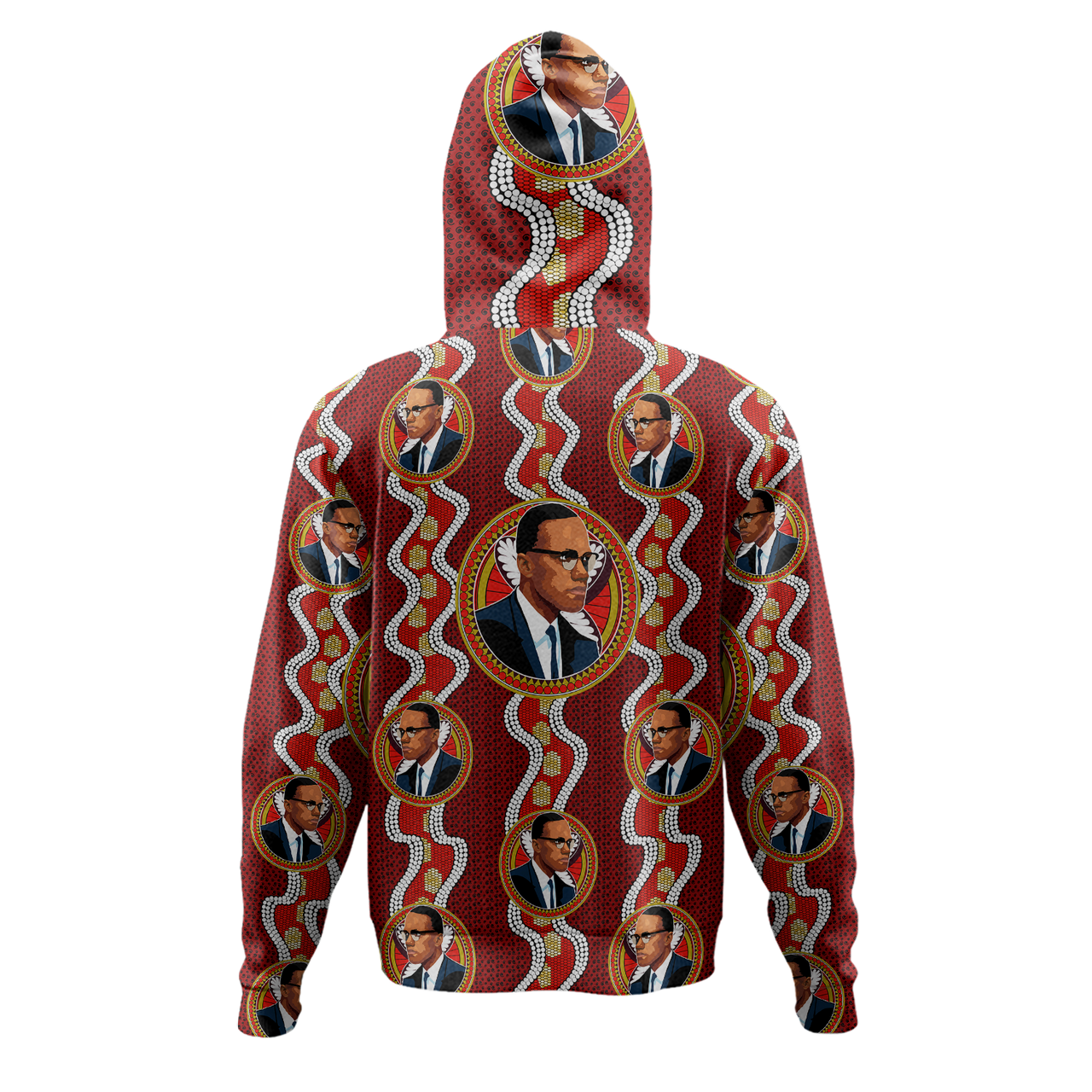 Africa Hoodie Malcolm X Fabric