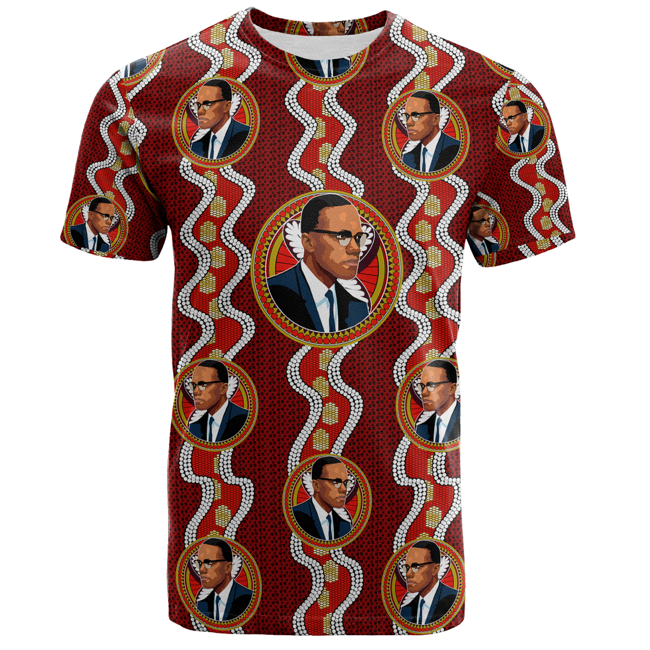 Africa T-Shirt Malcolm X Fabric