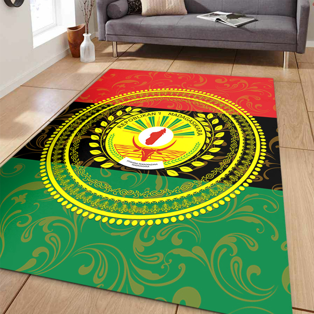 Madagascar Area Rug Pan Africa With Coat Of Arms