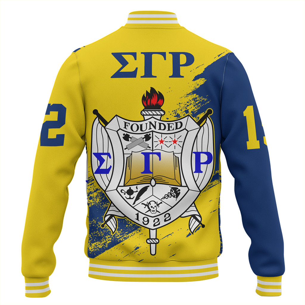 Sorority Jacket - Sigma Gamma Rho Gradient Baseball Jacket
