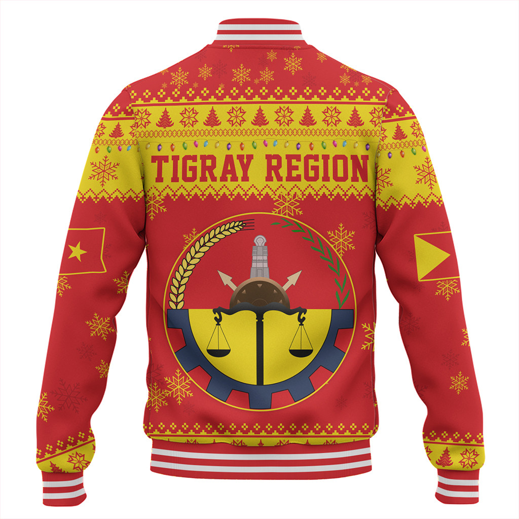 Tigray Baseball Jacket Christmas Style Pattern