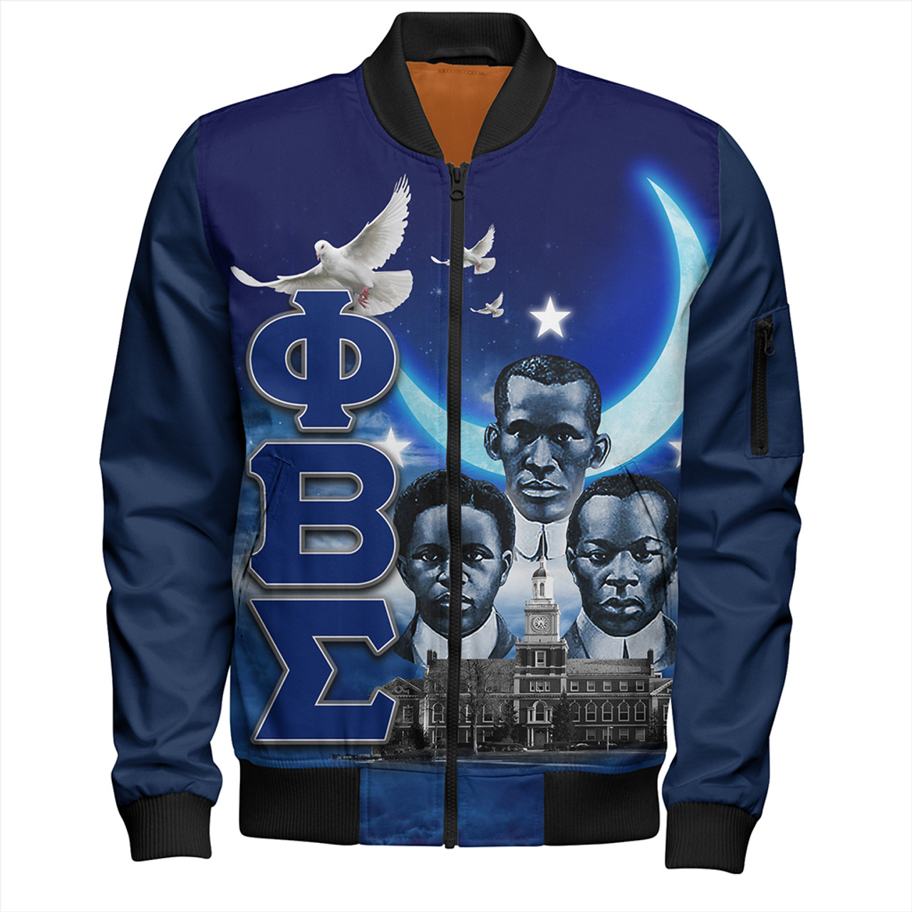 Phi Beta Sigma Bomber Jacket Founded 1914