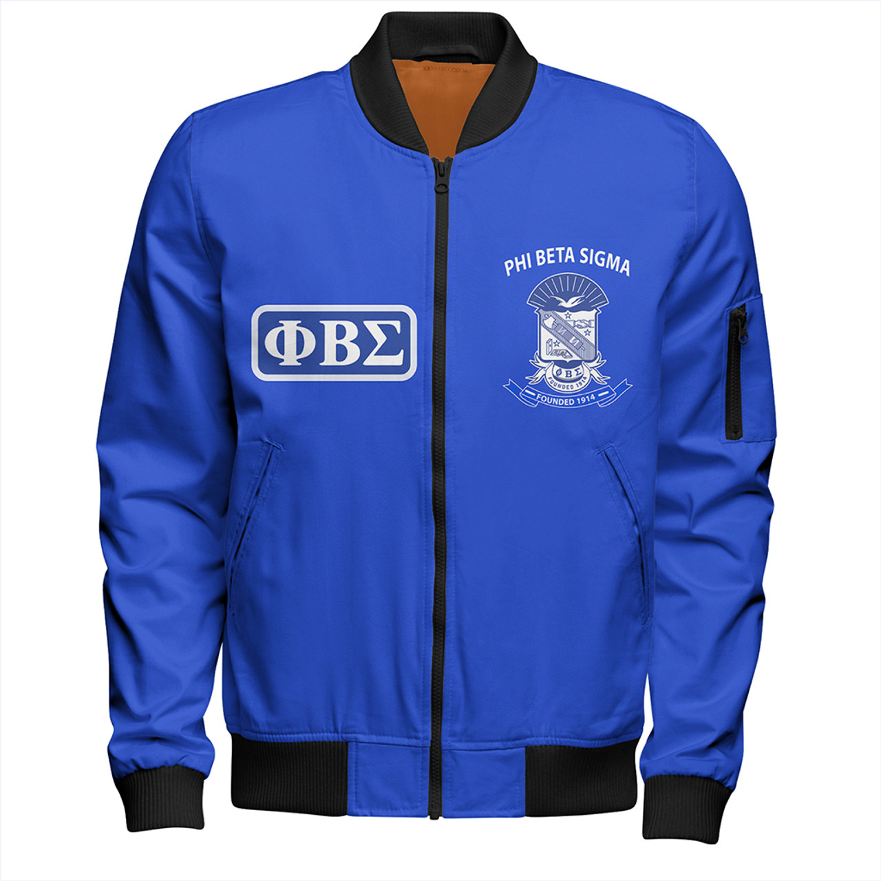 Phi Beta Sigma Bomber Jacket Frat Inc 1914