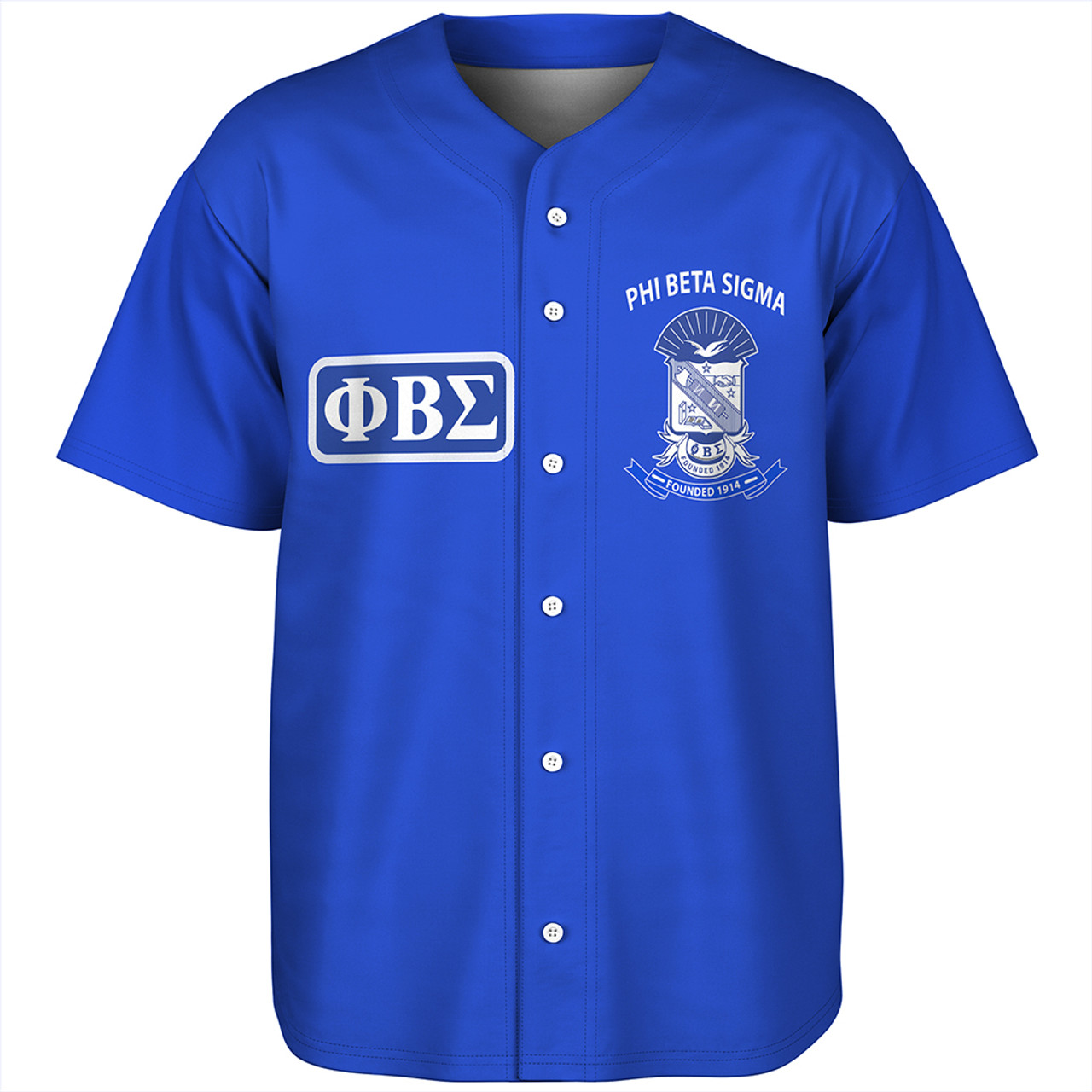 Phi Beta Sigma Baseball Shirt Frat Inc 1914
