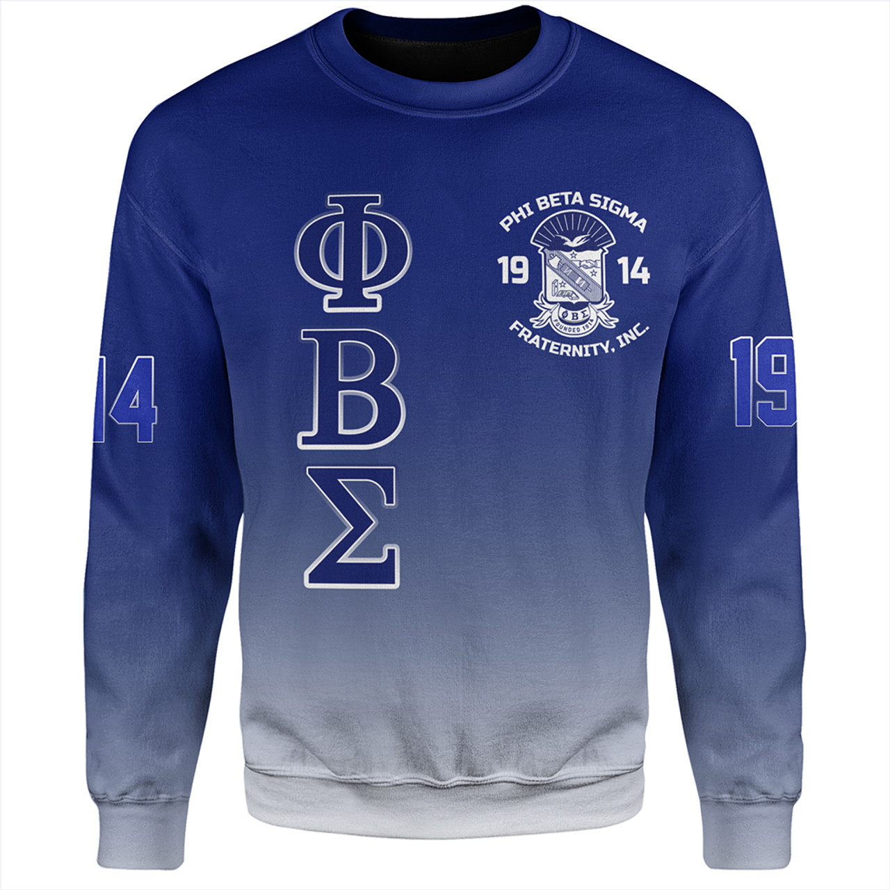 Phi Beta Sigma Sweatshirt Gradient