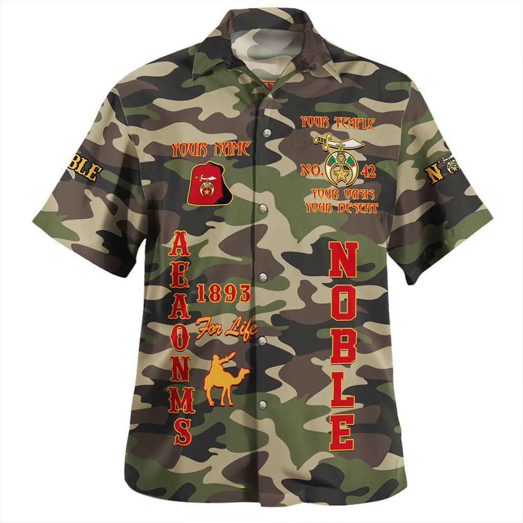 Prince Hall Shriners Hawaiian Shirt Custom Nobles 1893 Of The