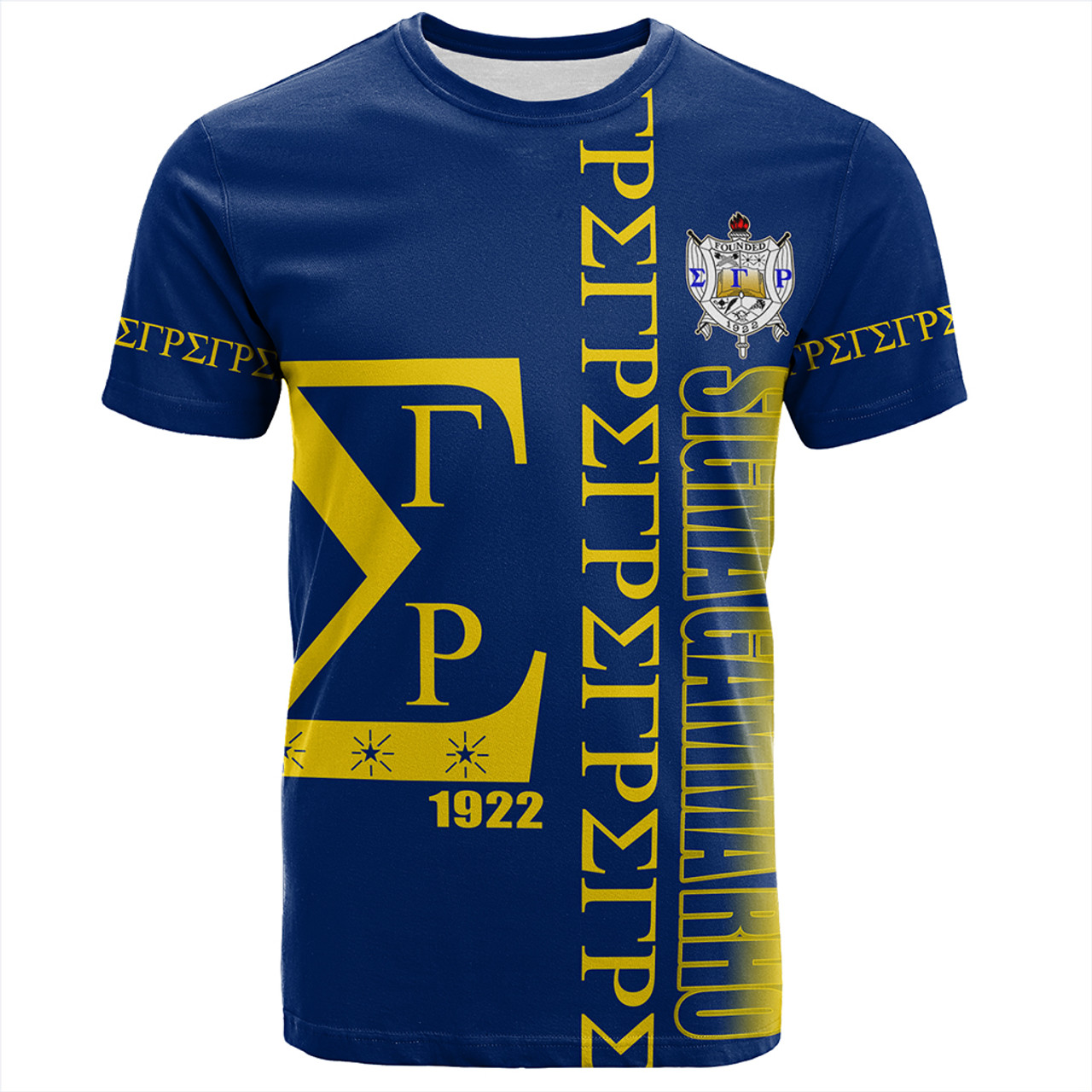 Sigma Gamma Rho T-Shirt Blue SGR Greek Life