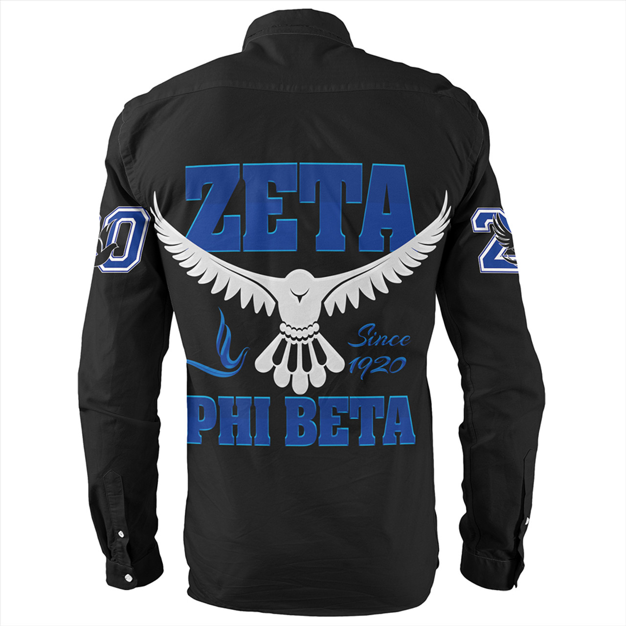 Zeta Phi Beta Long Sleeve Shirt Letters