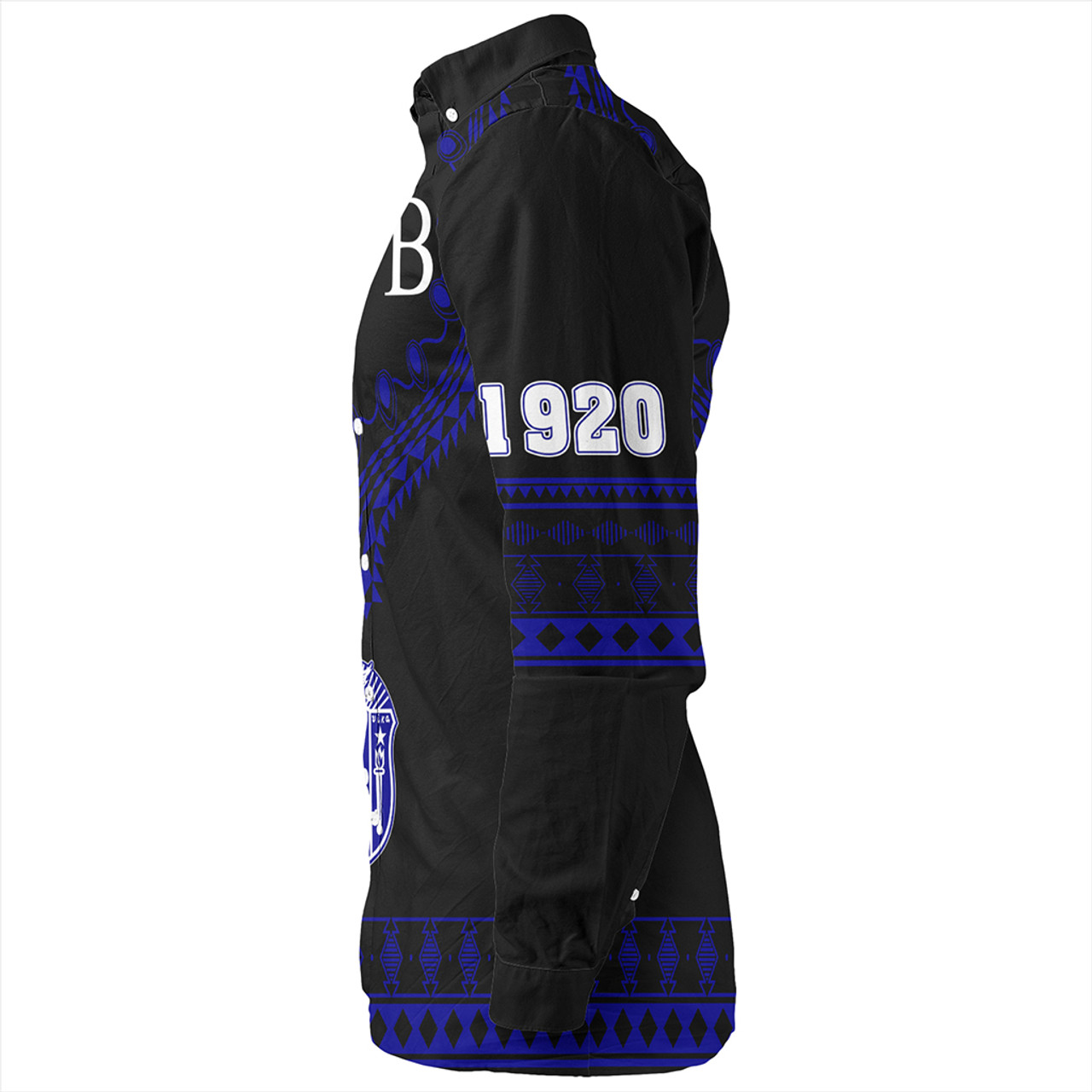 Zeta Phi Beta Long Sleeve Shirt Dashiki Alva Style