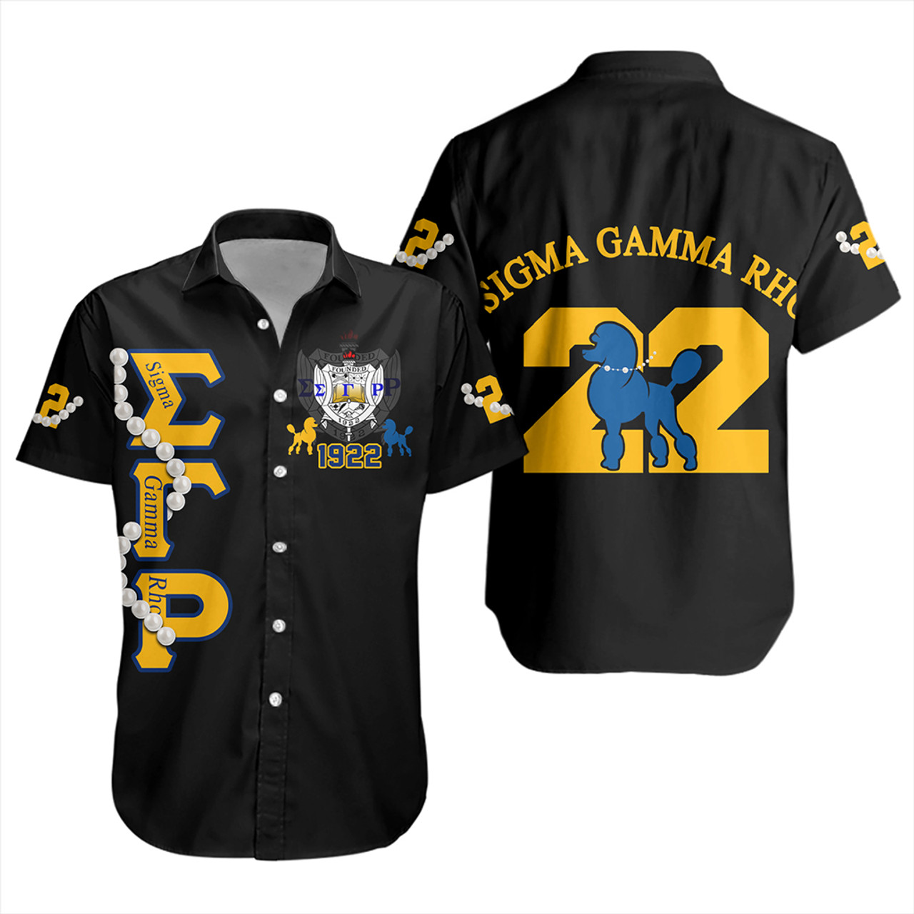 Sigma Gamma Rho Short Sleeve Shirt Pearls