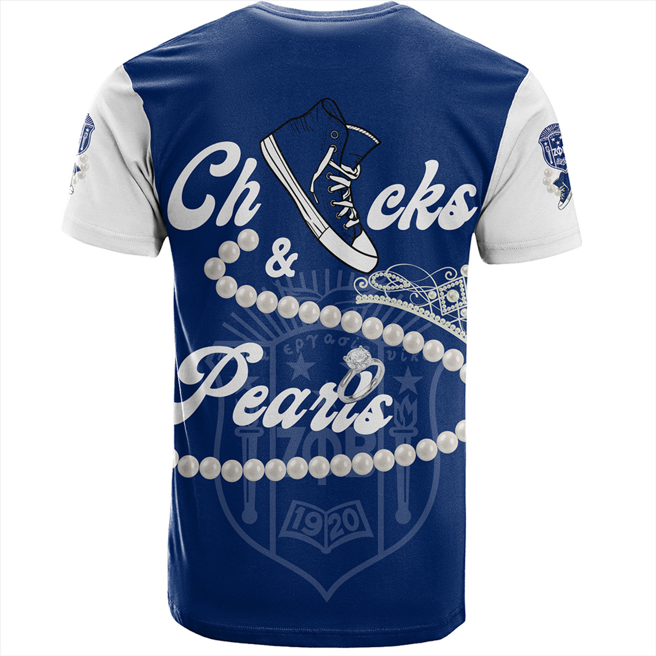 Zeta Phi Beta T-Shirt Chuck And Pearls
