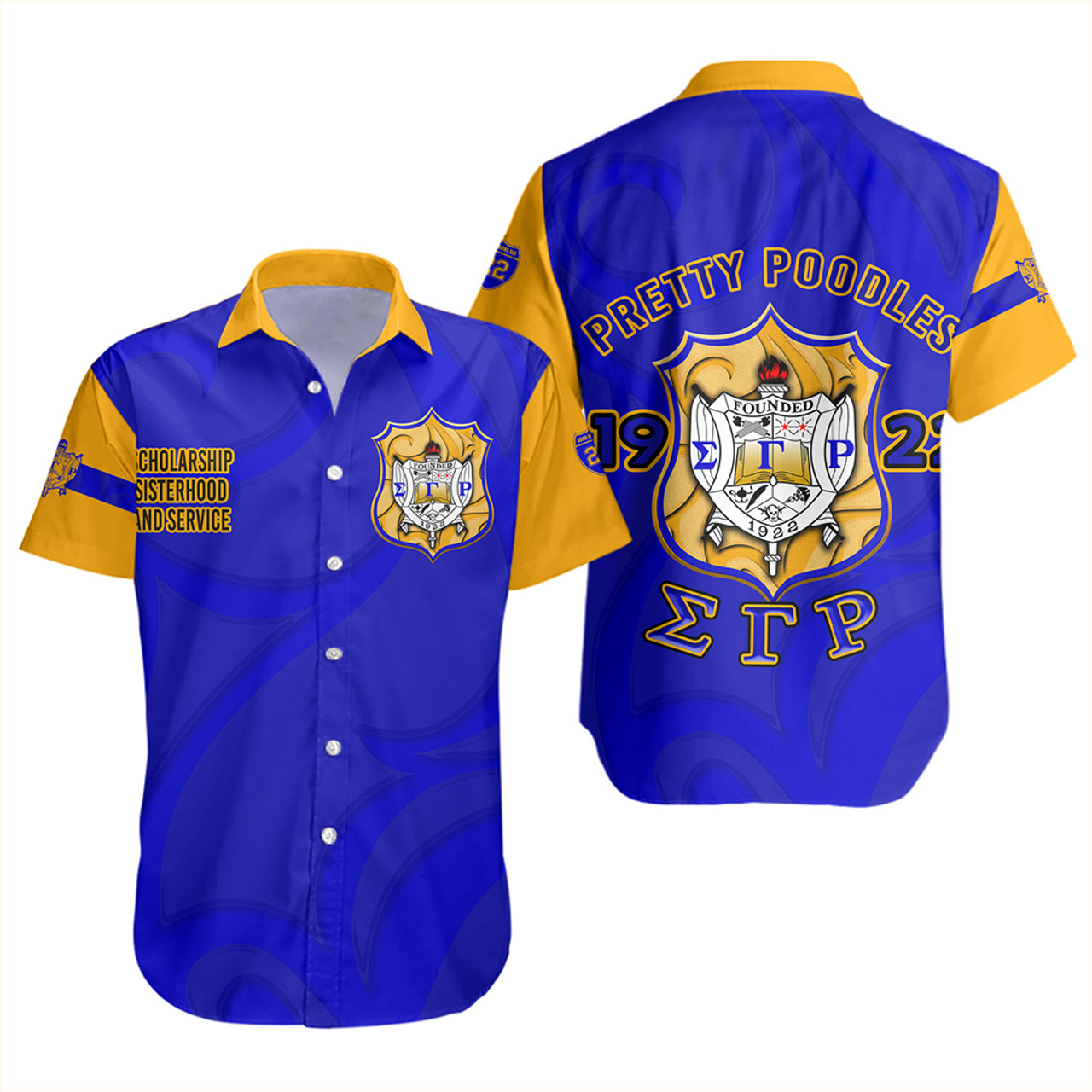 Sigma Gamma Rho Short Sleeve Shirt Pretty Poodles