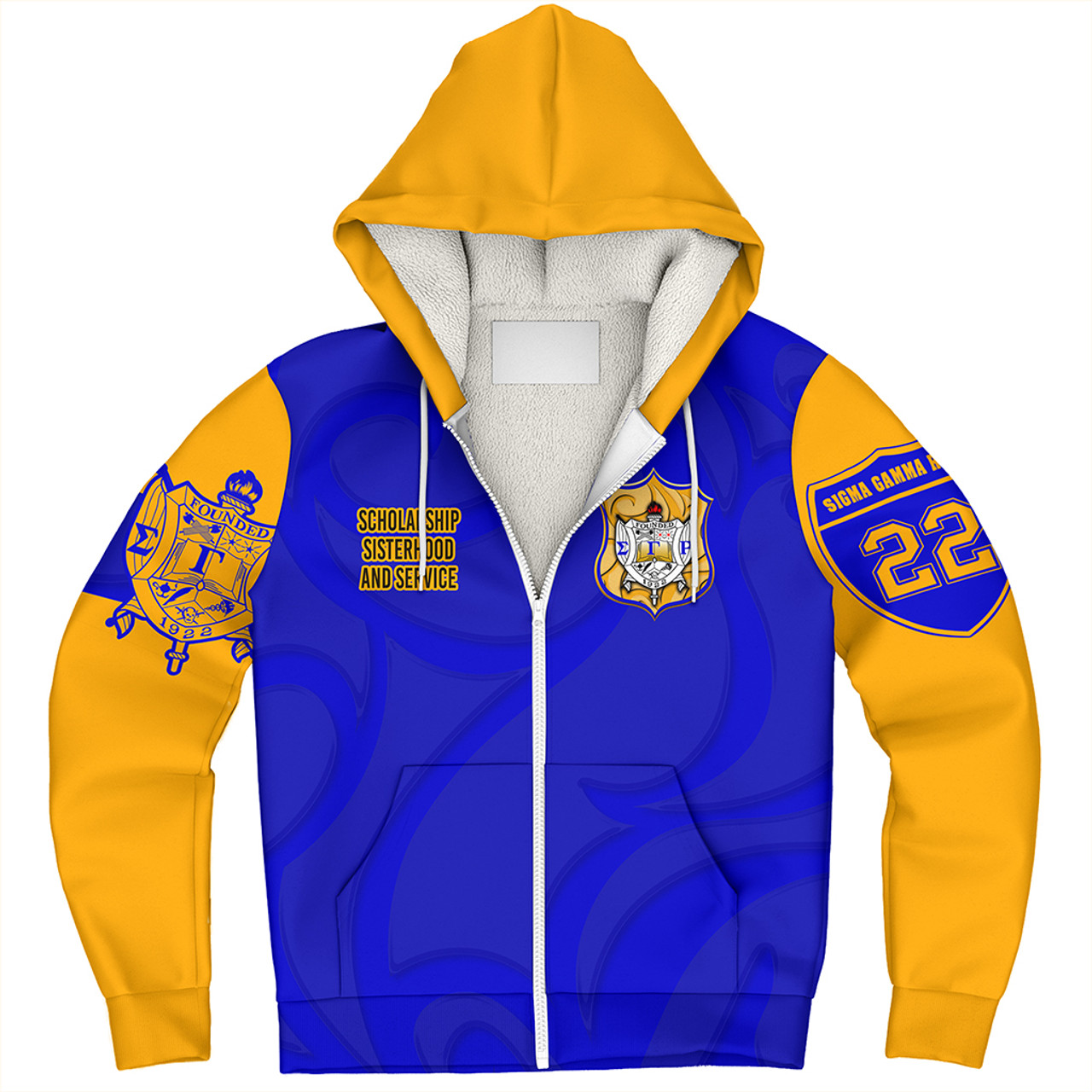 Sigma Gamma Rho Sherpa Hoodie Pretty Poodles