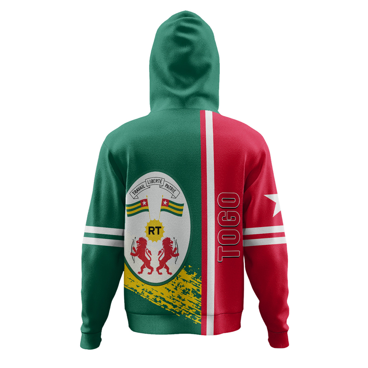 Togo Hoodie - Coat Of Arms Flag Style