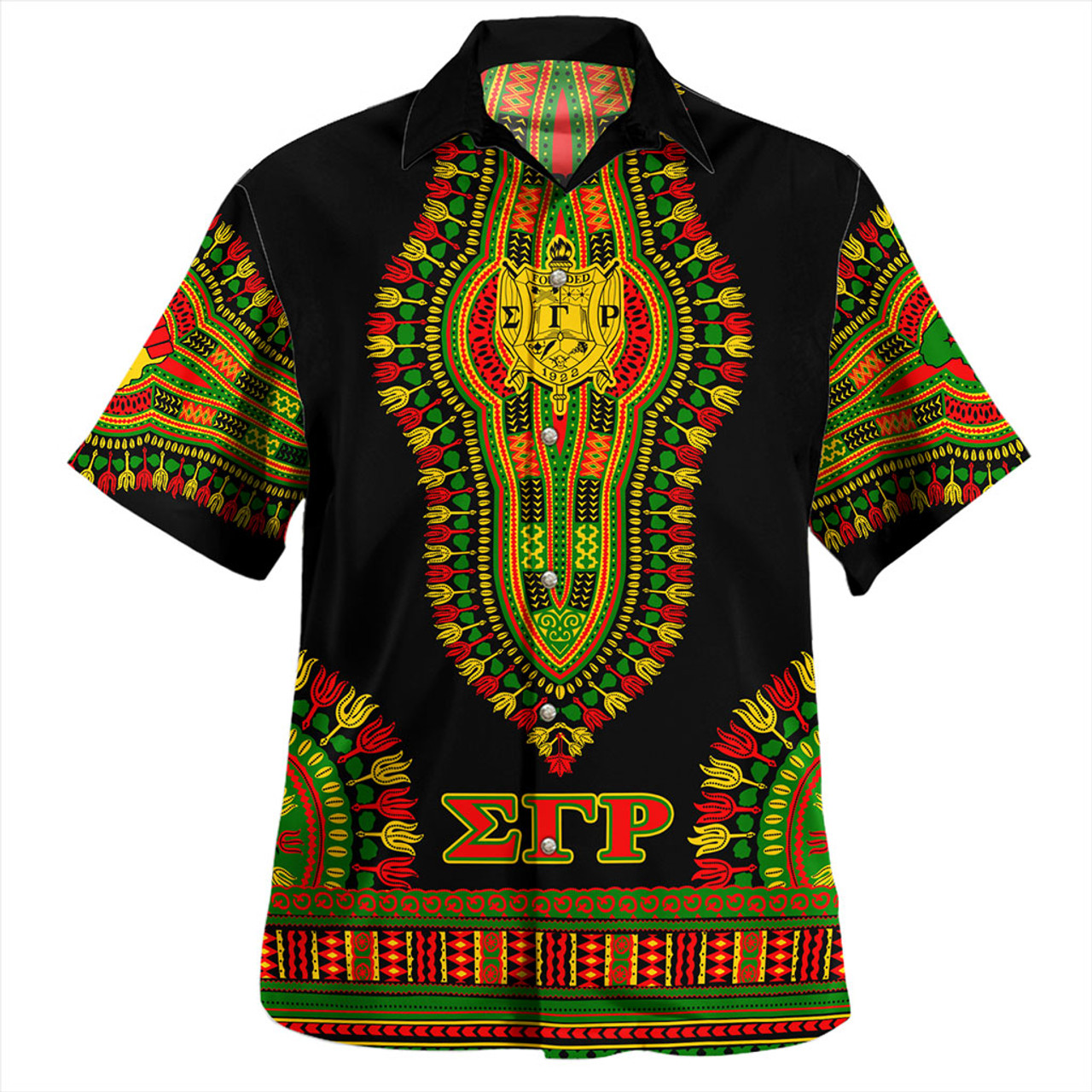 Sigma Gamma Rho Hawaiian Shirt Dashiki Juneteenth