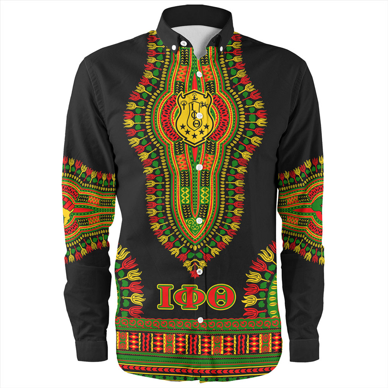 Iota Phi Theta Long Sleeve Shirt Dashiki Juneteenth