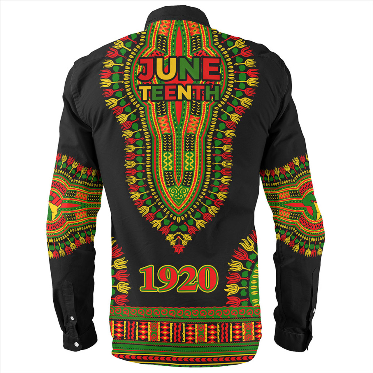 Zeta Phi Beta Long Sleeve Shirt Dashiki Juneteenth