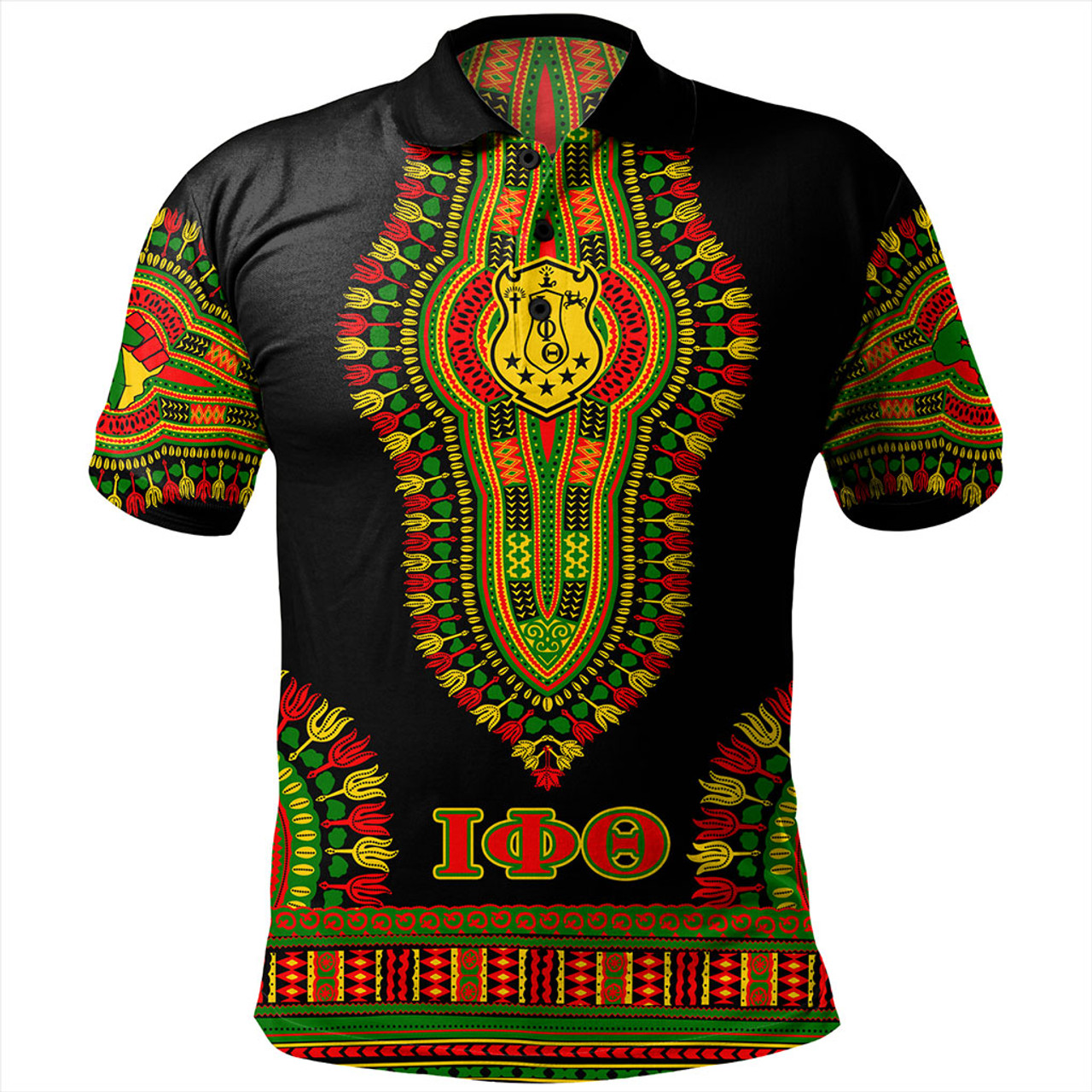 Iota Phi Theta Polo Shirt Dashiki Juneteenth