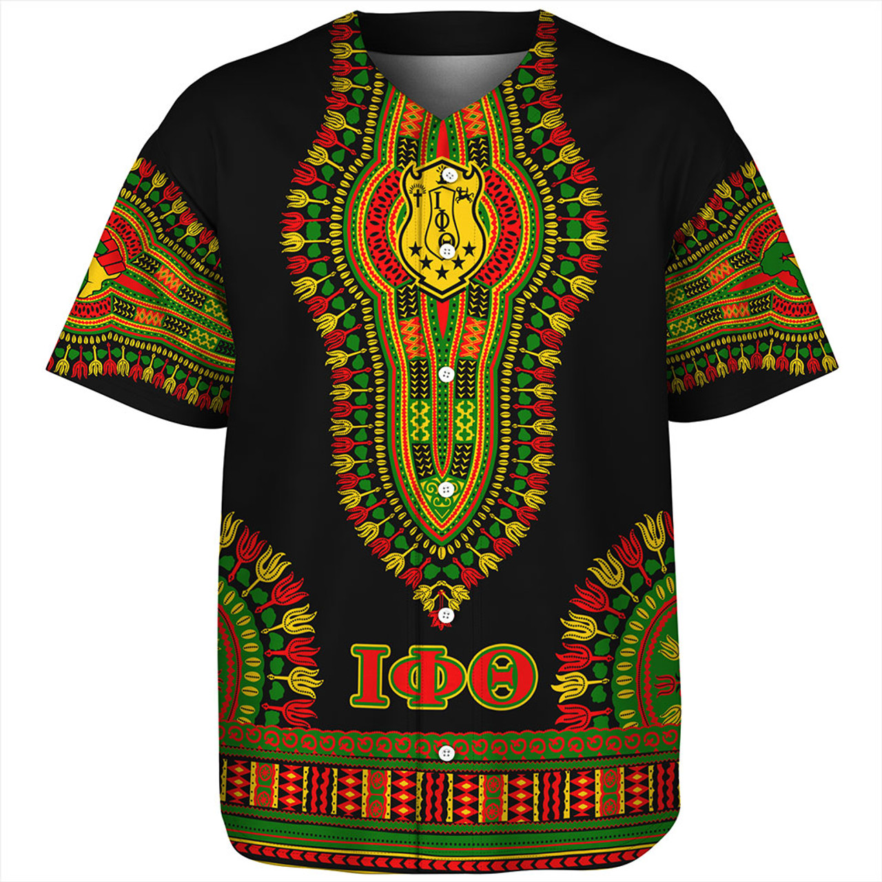 Iota Phi Theta Baseball Shirt Dashiki Juneteenth