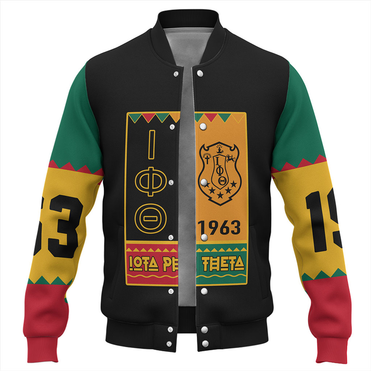 Iota Phi Theta Baseball Jacket Black History Month