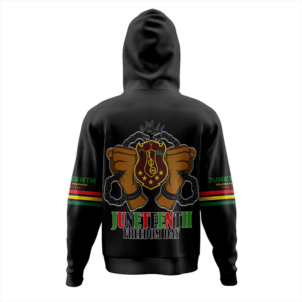 Iota Phi Theta Hoodie Juneteenth Chain Freedom Day