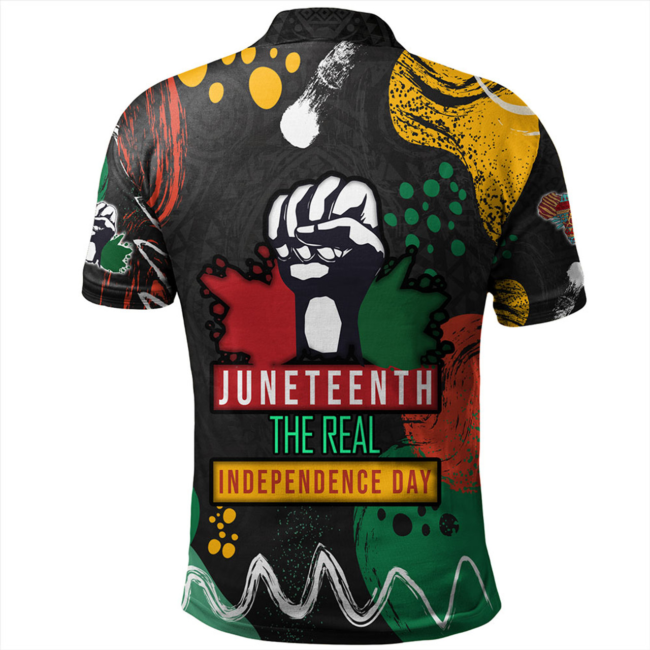 Juneteenth The Real Independence Day Polo Shirt