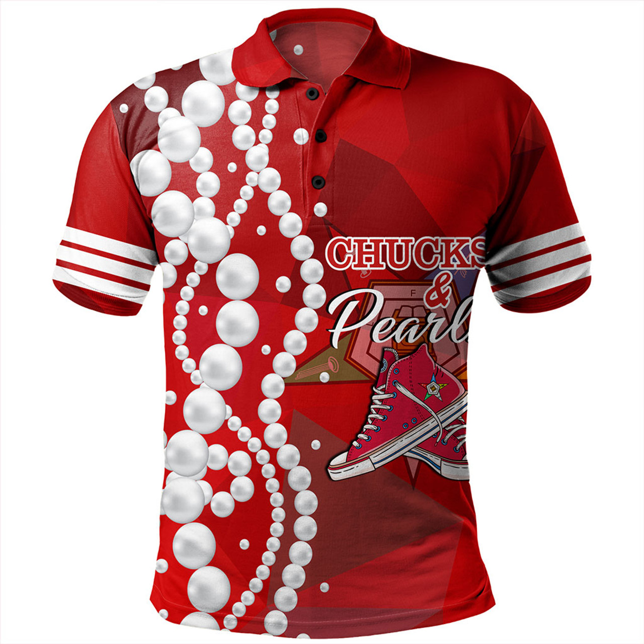 Order of the Eastern Star Polo Shirt Greek Life Chuck And Pearls