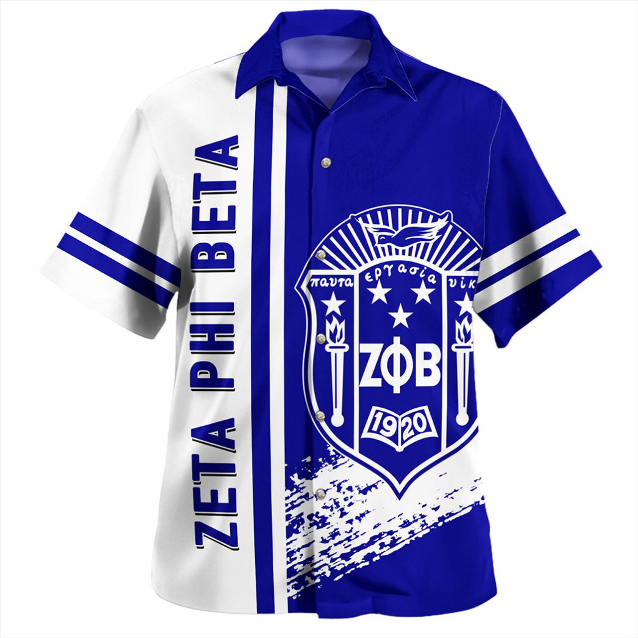 Zeta Phi Beta Hawaiian Shirt Quater Style