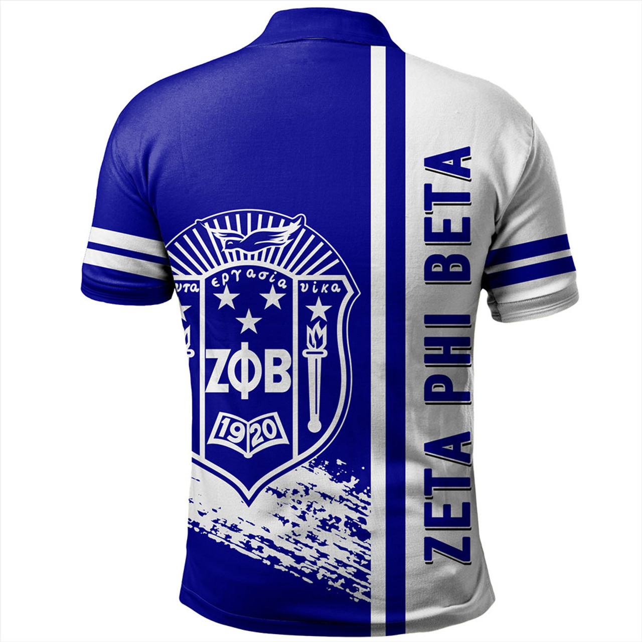 Zeta Phi Beta Polo Shirt Quater Style