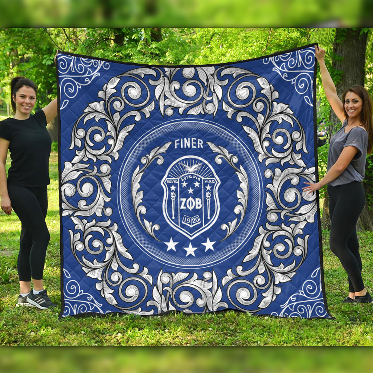 Zeta Phi Beta Premium Quilt Sorority