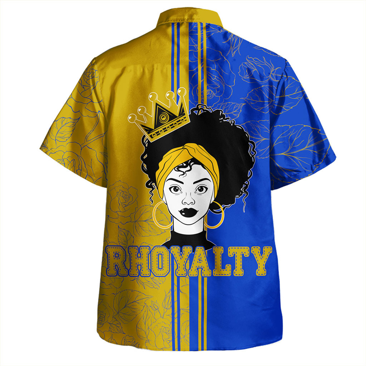 Sigma Gamma Rho Hawaiian Shirt Custom Rhoyalty Rose Style