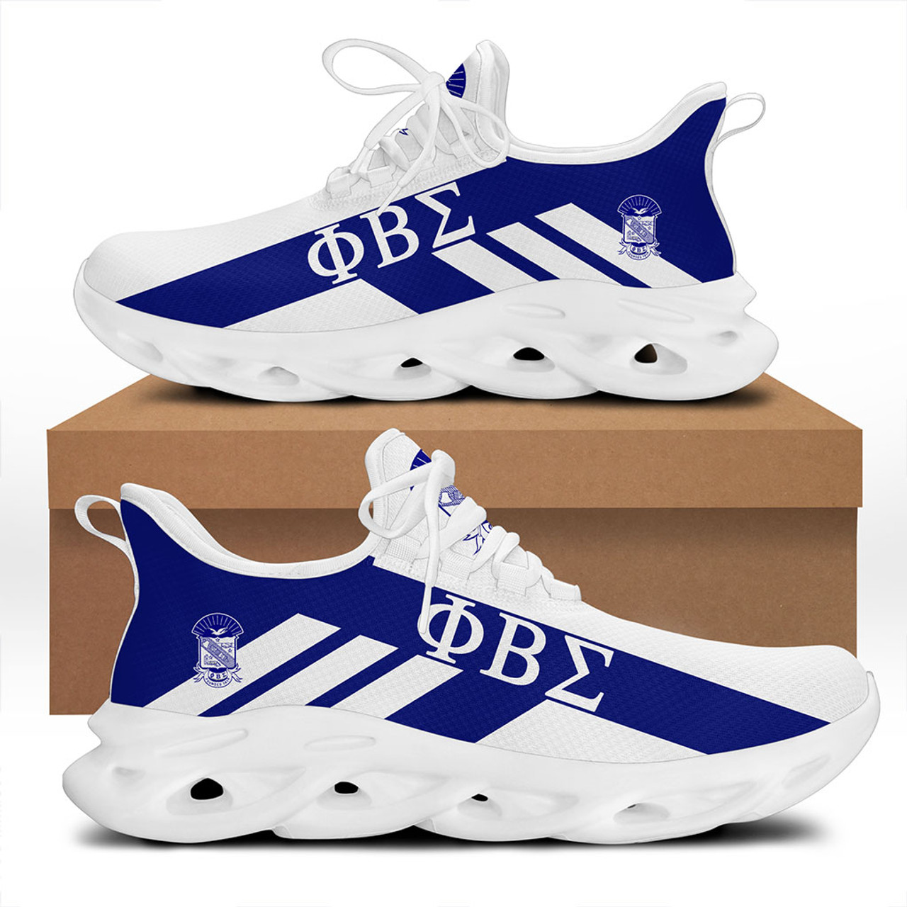 Phi Beta Sigma Clunky Shoes Stripe Style