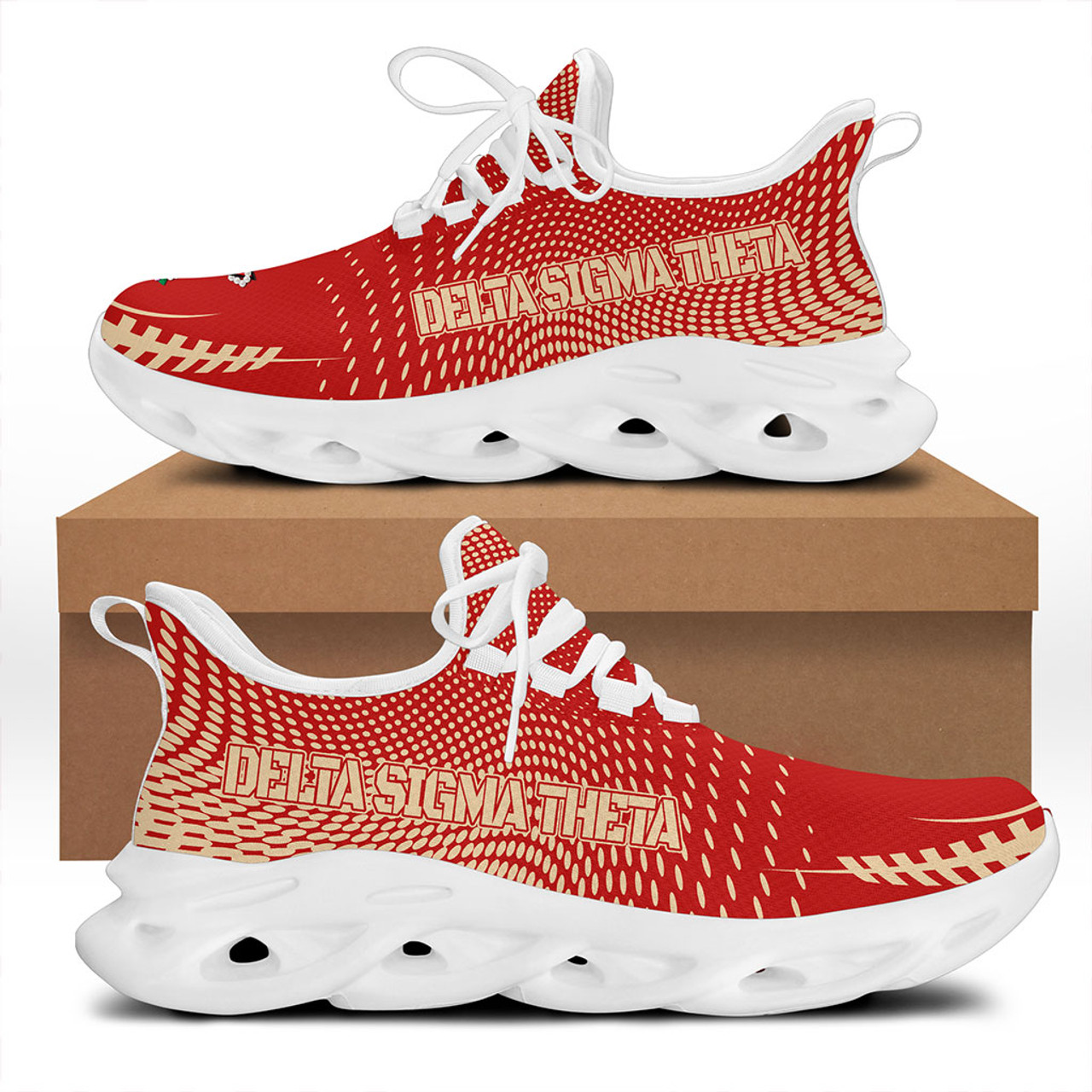Delta Sigma Theta Clunky Shoes Dots Style