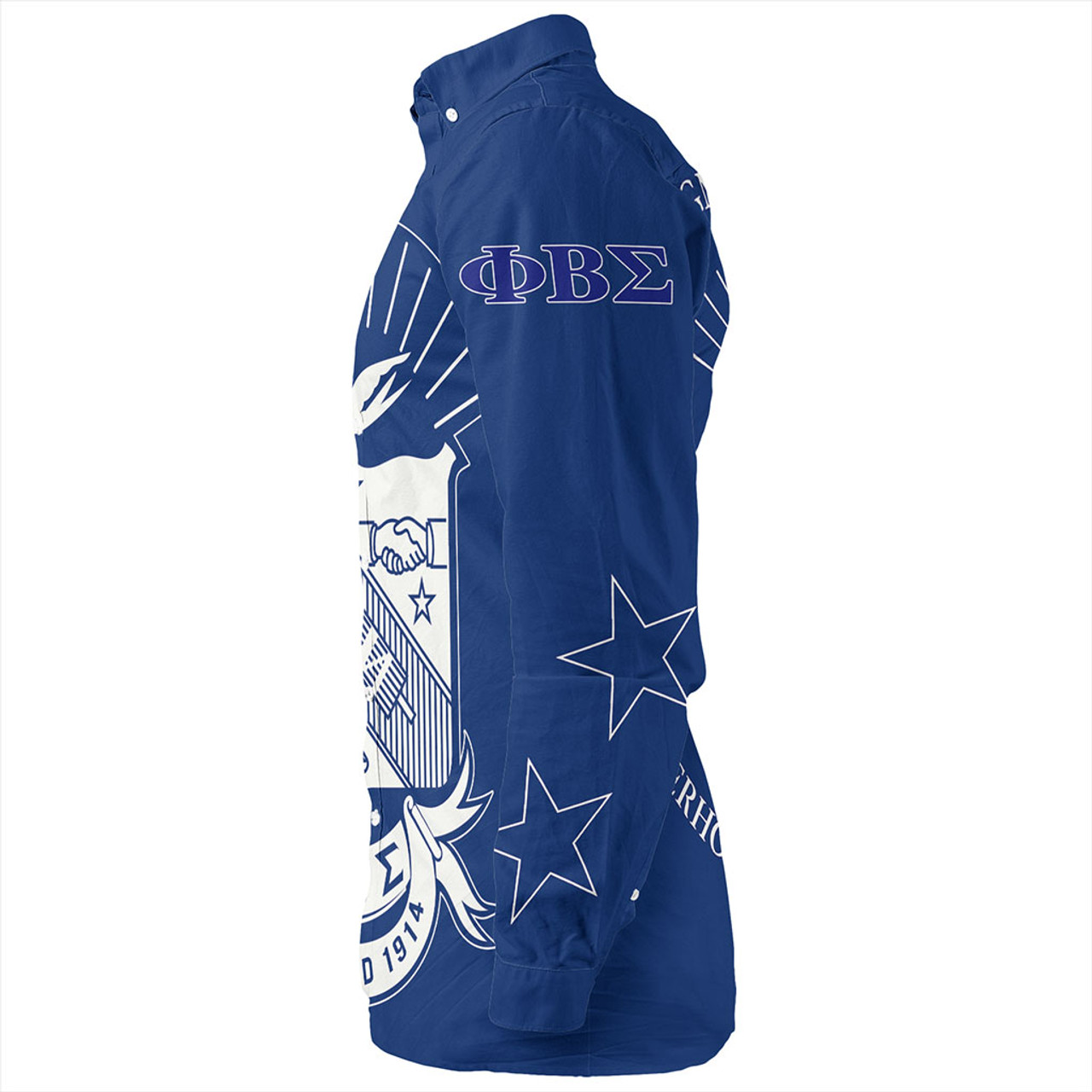 Phi Beta Sigma Long Sleeve Shirt Star Fraternity