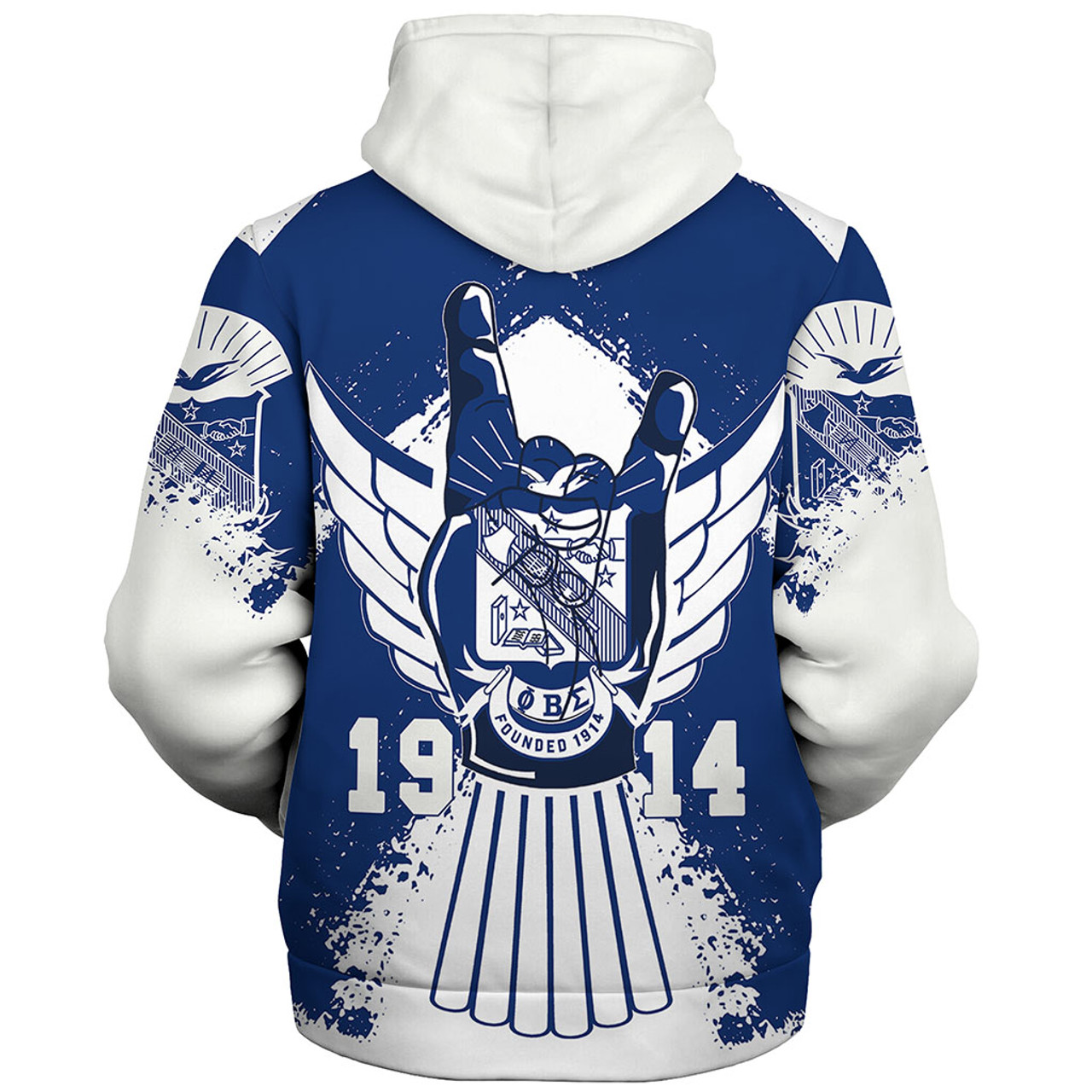 Phi Beta Sigma Sherpa Hoodie Fraternity My Dove