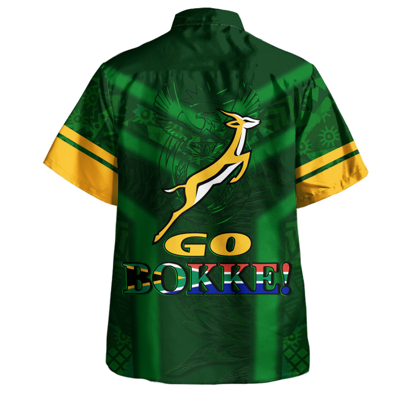 South Africa Hawaiian Shirt Here Come The Bokke