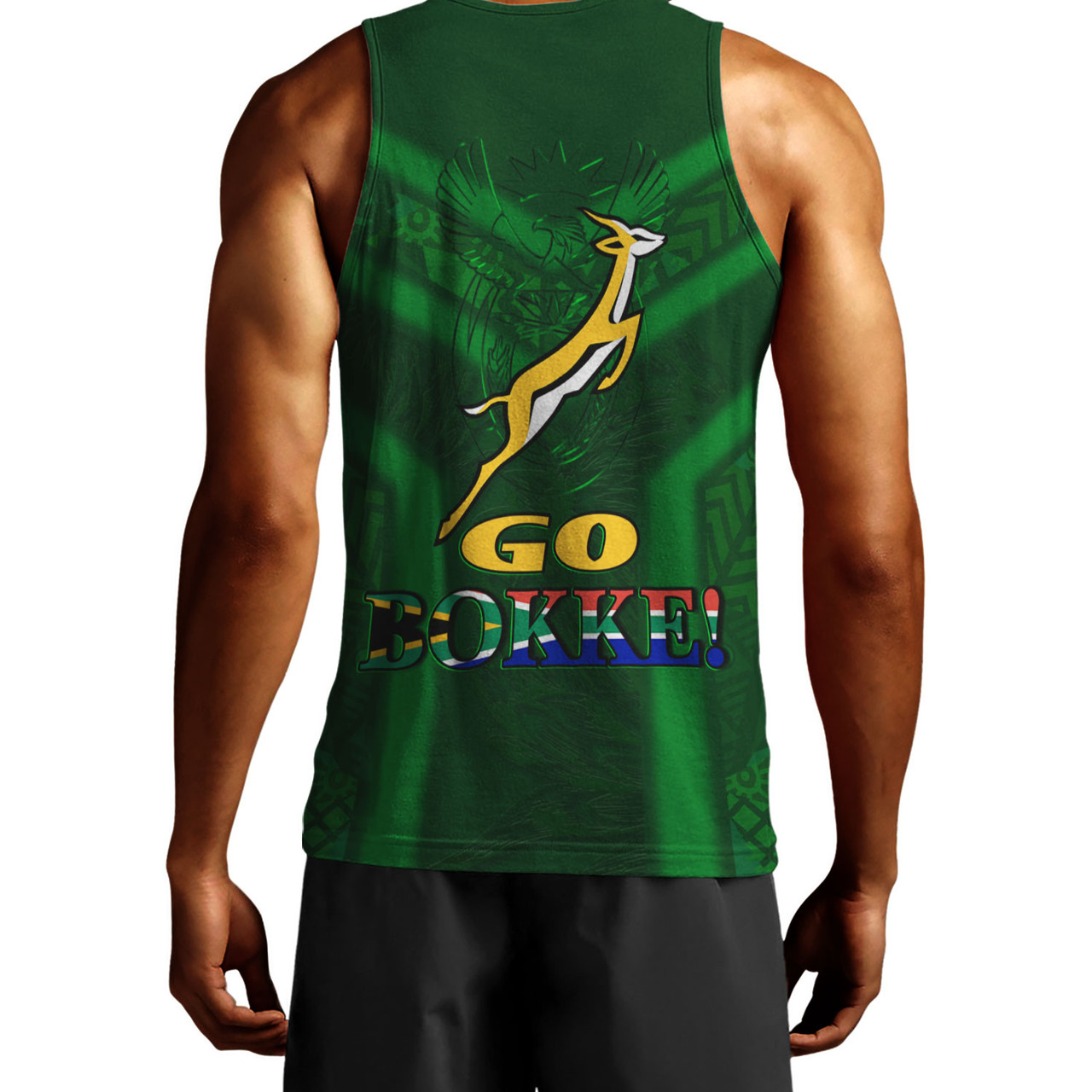 South Africa Tank Top Here Come The Bokke