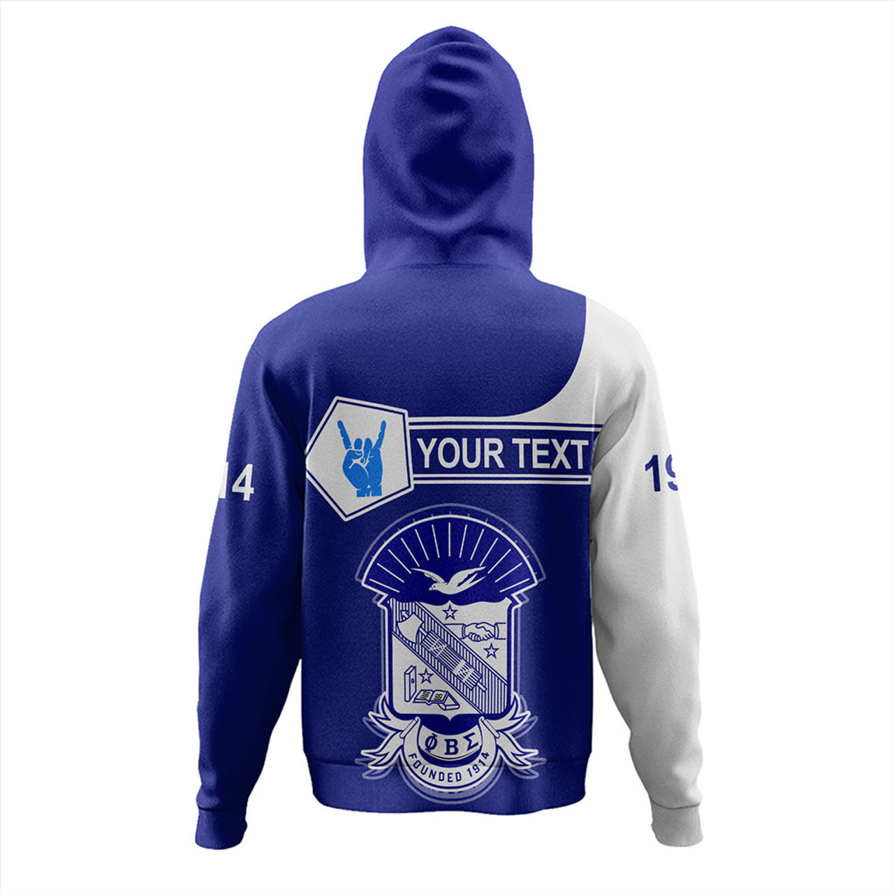 Phi Beta Sigma Hoodie Custom Simple Style