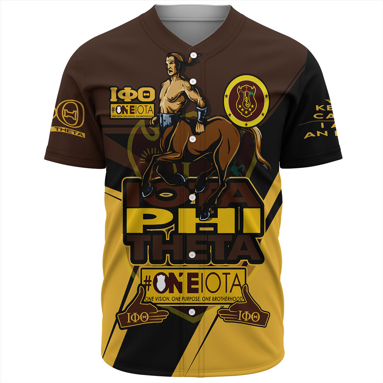 Iota Phi Theta Baseball Shirt Custom The One Iota Fraternity Pride Sport Style