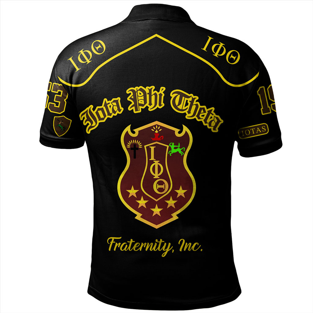 Iota Phi Theta Polo Shirt Centaur Fraternity