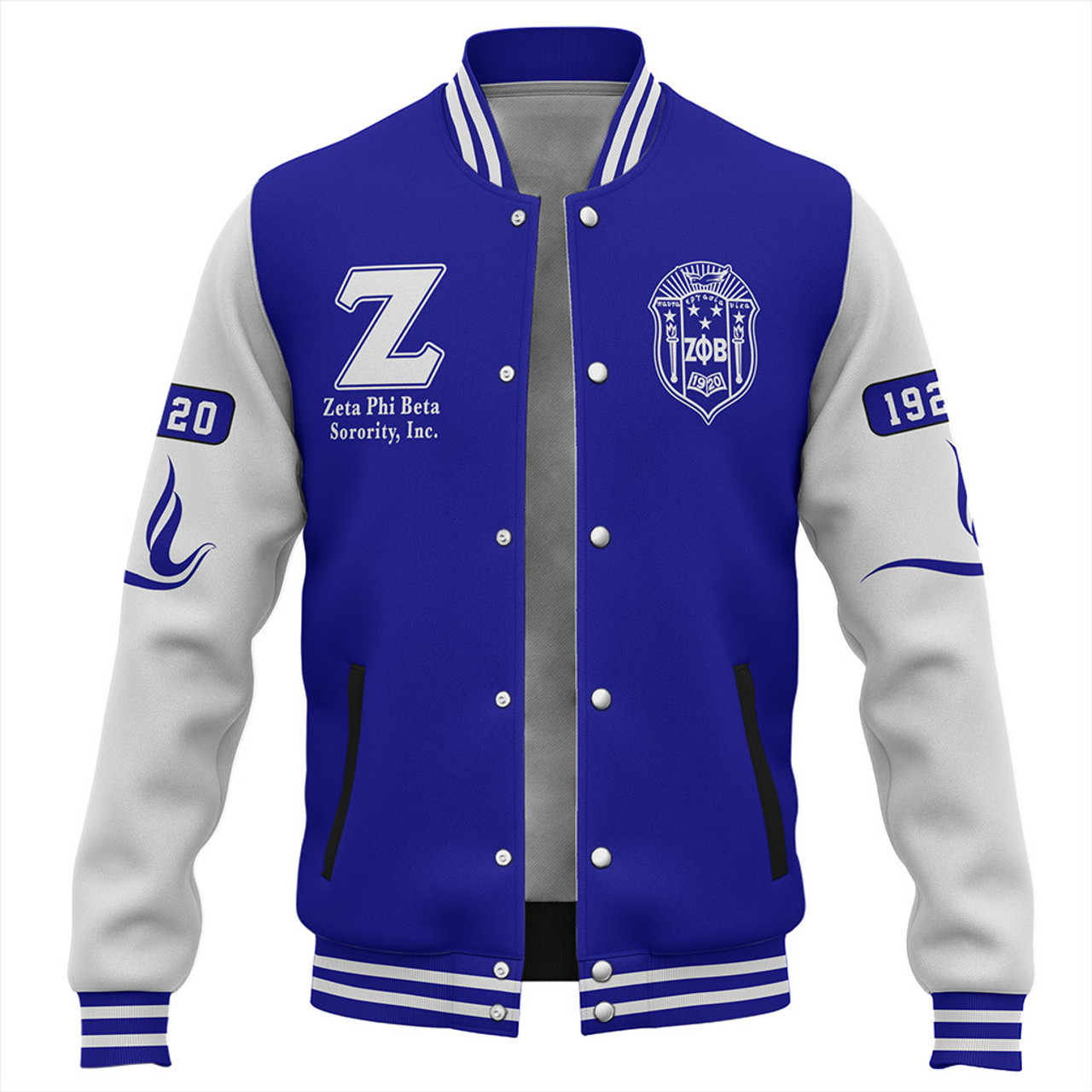 Zeta Phi Beta Baseball Jacket Varsity Style