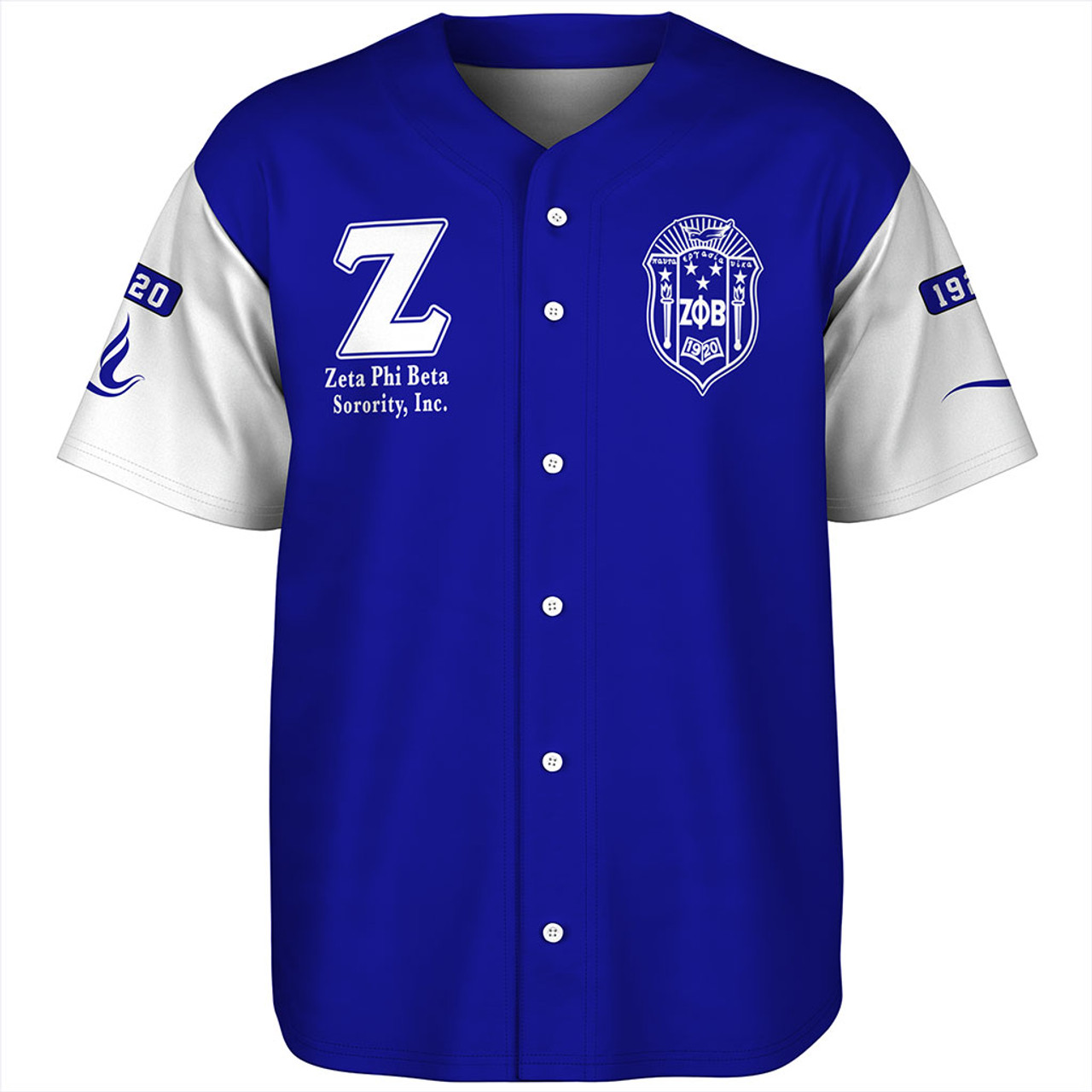 Zeta Phi Beta Baseball Shirt Varsity Style